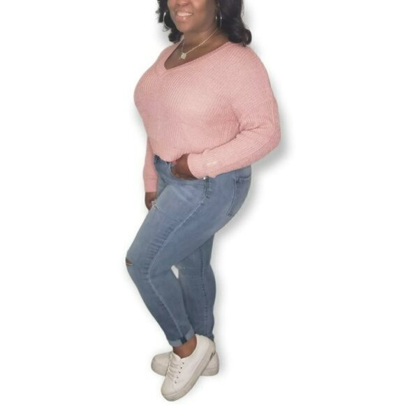 Wild Fable Women's V-Neck Pullover Sweater Sz XXL - Picture 2 of 13